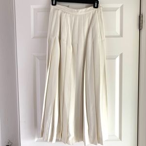 Vintage Pleated Midi Skirt